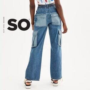 SO Pull-On Cargo Jeans